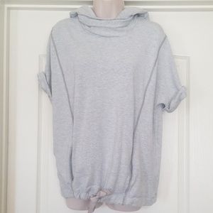 Lululemon Hooded Short Sleeve Sweatshirt